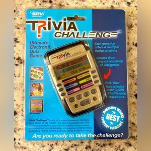 Trivia Challenge Handheld Game
